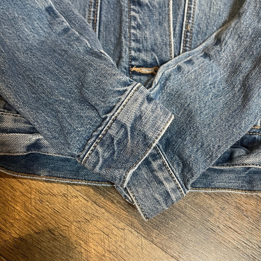 Ann Taylor LOFT Classic Denim Jean Jacket Women's Small - Picture 5 of 8